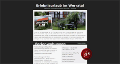 Desktop Screenshot of ferienwohnung-werratal.de